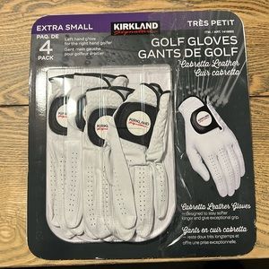 Kirkland Golf Gloves Pack of 4 - Left Hand Size Extra Small